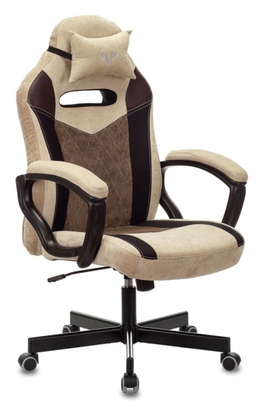 Кресло игровое Бюрократ VIKING 6 KNIGHT BR FABRIC Коричневый
