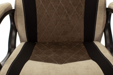 Кресло игровое Бюрократ VIKING 6 KNIGHT BR FABRIC Коричневый