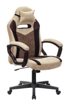 Кресло игровое Бюрократ VIKING 6 KNIGHT BR FABRIC Коричневый