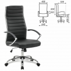 Кресло руководителя BRABIX Style EX-528 Черный*