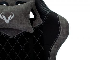 Кресло игровое Бюрократ VIKING 7 KNIGHT B FABRIC Черный