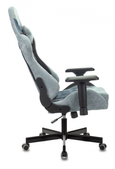 Кресло игровое Бюрократ VIKING 7 KNIGHT BL FABRIC Синий