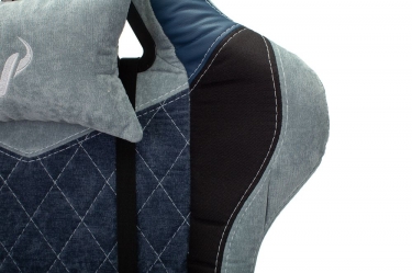 Кресло игровое Бюрократ VIKING 7 KNIGHT BL FABRIC Синий