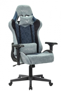Кресло игровое Бюрократ VIKING 7 KNIGHT BL FABRIC Синий
