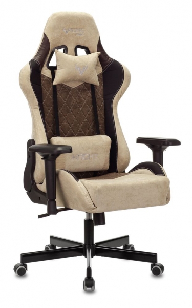 Кресло игровое Бюрократ VIKING 7 KNIGHT BR FABRIC Коричневый