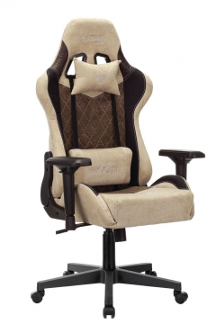 Кресло игровое Бюрократ VIKING 7 KNIGHT BR FABRIC Коричневый