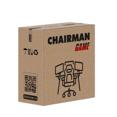 Кресло для геймеров CHAIRMAN GAME 23 Серый-белый