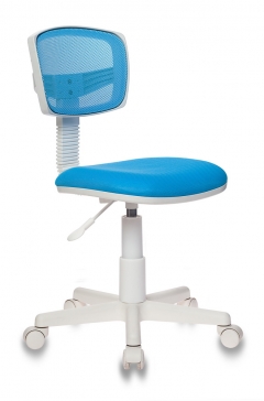 Кресло детское Бюрократ CH-W299/LB/TW-55 Голубой