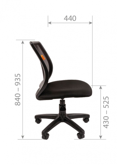Кресло для оператора Chairman 699 БП Черный