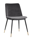 Стул Stool group Мелисса велюр Темно-серый