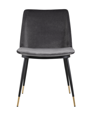 Стул Stool group Мелисса велюр Темно-серый