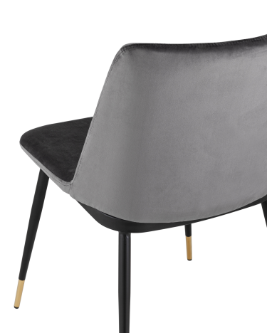 Стул Stool group Мелисса велюр Темно-серый