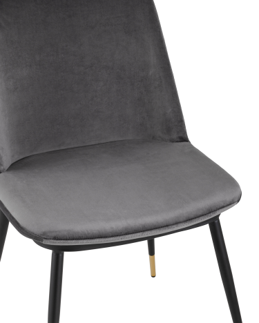 Стул Stool group Мелисса велюр Темно-серый