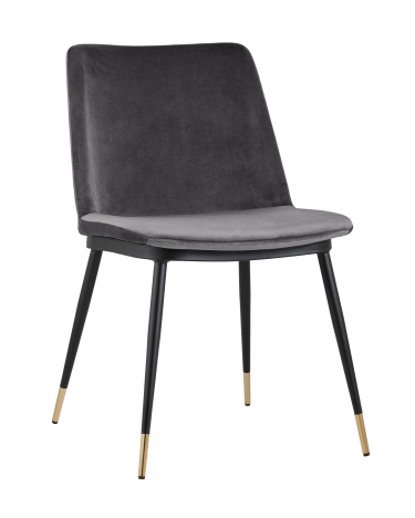 Стул Stool group Мелисса велюр Темно-серый