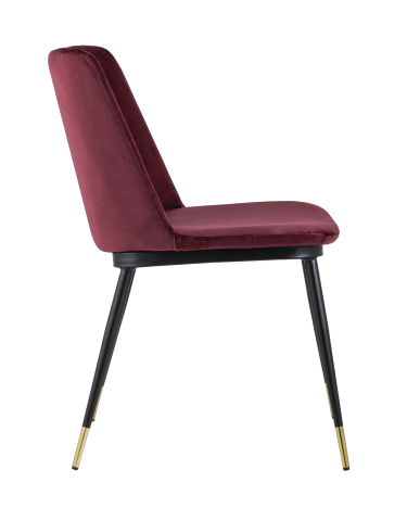 Стул Stool group Мелисса велюр Бордовый