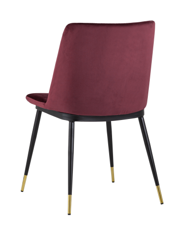 Стул Stool group Мелисса велюр Бордовый