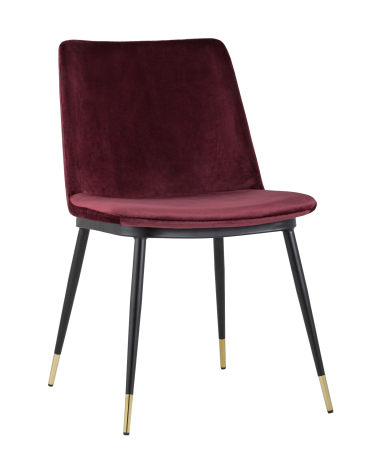 Стул Stool group Мелисса велюр Бордовый