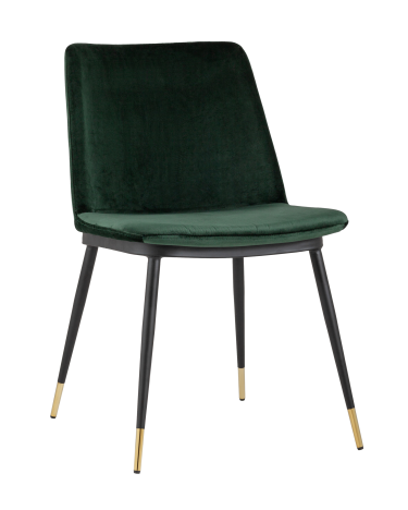 Стул Stool group Мелисса велюр Зеленый