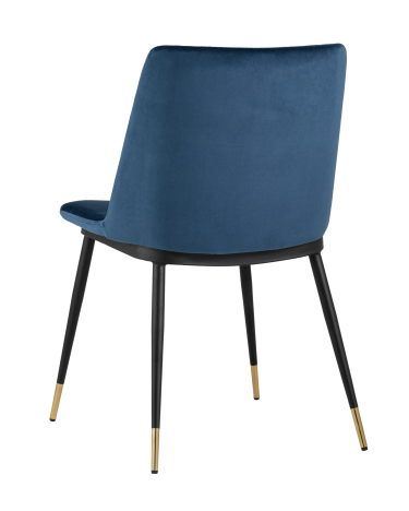 Стул Stool group Мелисса велюр Синий