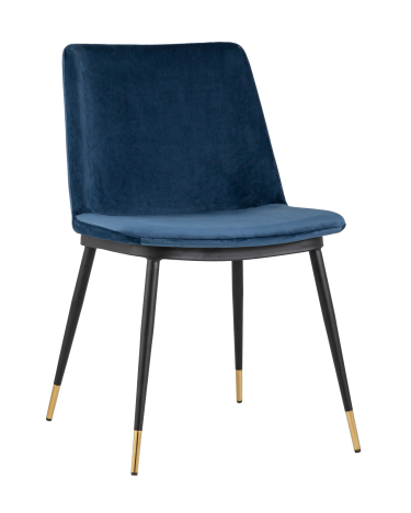 Стул Stool group Мелисса велюр Синий