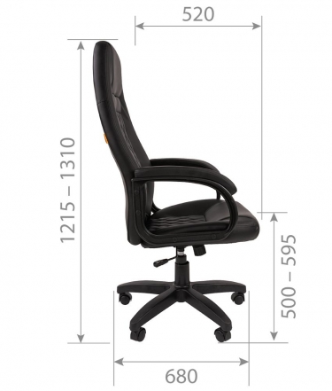Кресло для руководителя Chairman 950LT Черный