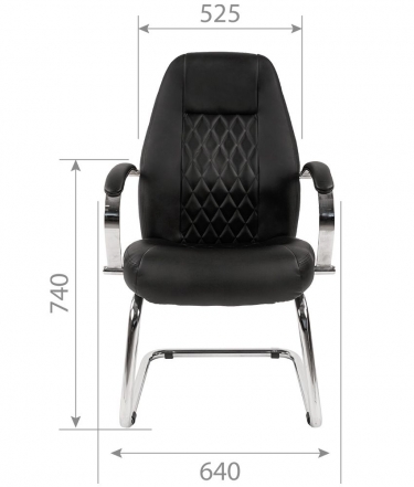 Кресло для посетителя CHAIRMAN 950V Черный*