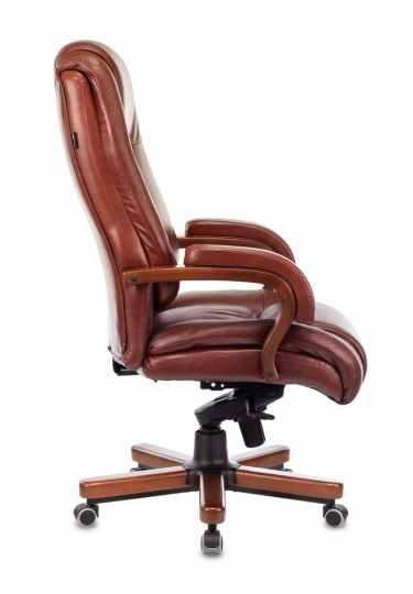 Кресло руководителя Бюрократ T-9925WALNUT Светло-коричневый
