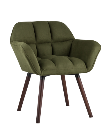 Кресло Stool group Брайан, замша, хаки