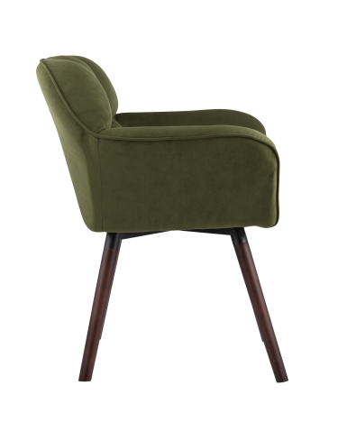Кресло Stool group Брайан, замша, хаки