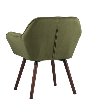 Кресло Stool group Брайан, замша, хаки