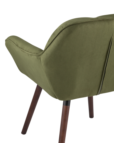 Кресло Stool group Брайан, замша, хаки