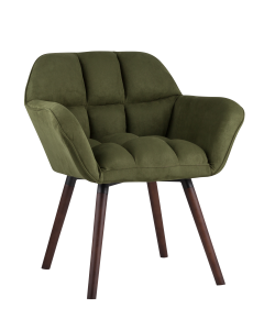 Кресло Stool group Брайан, замша, хаки