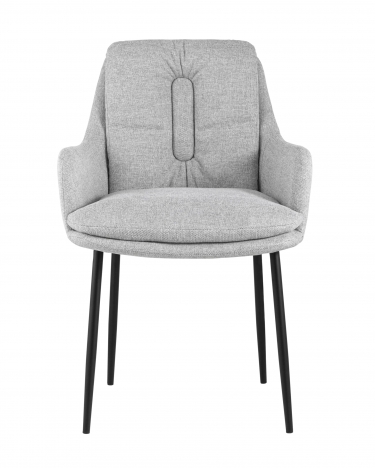Кресло Stool group Саманта, рогожка, светло-серый