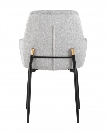 Кресло Stool group Саманта, рогожка, светло-серый