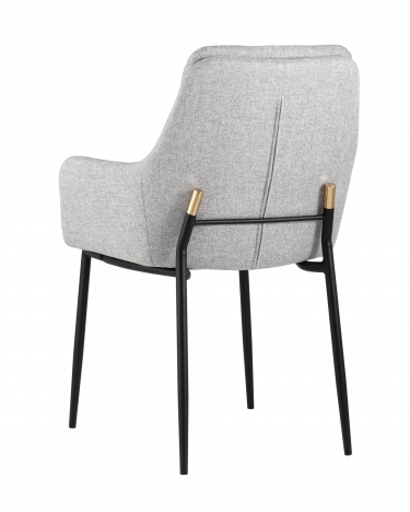 Кресло Stool group Саманта, рогожка, светло-серый