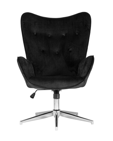 Кресло Stool group Филадельфия регулируемое, велюр, черный