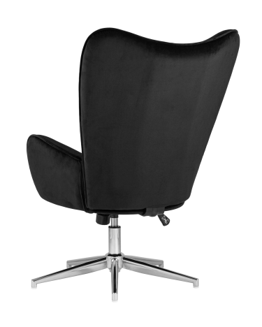 Кресло Stool group Филадельфия регулируемое, велюр, черный