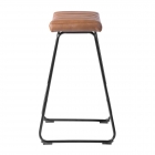Стул барный Stool Group Ковбой экокожа Коричневый