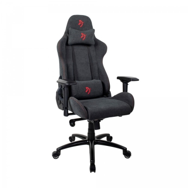Геймерское кресло Arozzi Verona Signature Soft Fabric Черный-красный