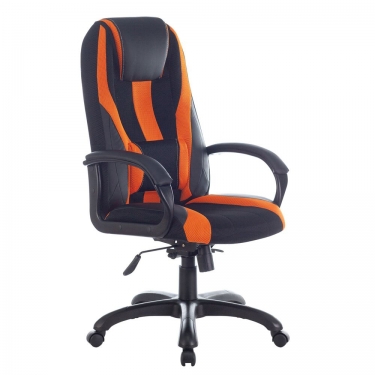 Кресло игровое BRABIX PREMIUM Rapid GM-102 Черный-оранжевый