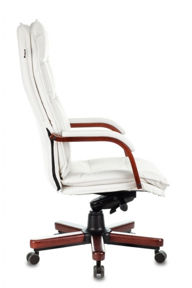 Кресло руководителя Бюрократ T-9927WALNUT/IVORY Слоновая кость