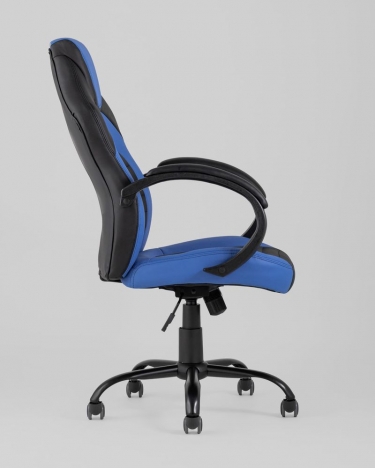 Геймерское кресло TopChairs Racer Midi Синий