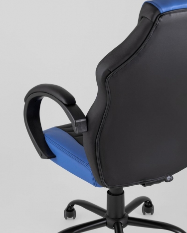 Геймерское кресло TopChairs Racer Midi Синий