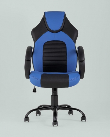Геймерское кресло TopChairs Racer Midi Синий