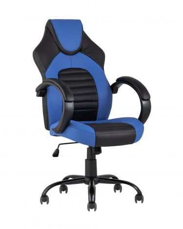 Геймерское кресло TopChairs Racer Midi Синий