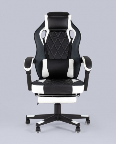 Геймерское кресло TopChairs Virage Черный-белый