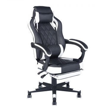 Геймерское кресло TopChairs Virage Черный-белый