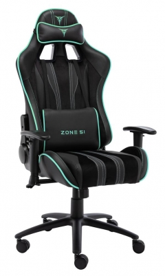 Кресло геймерское ZONE 51 Gravity Black-Cyan