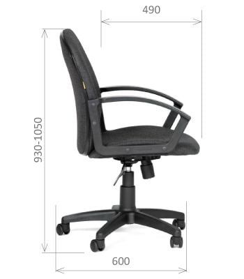 Офисное кресло для оператора CHAIRMAN 681 C2 серый