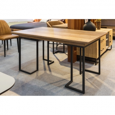 Стол раскладной обеденный Loft 160 Дуб натур